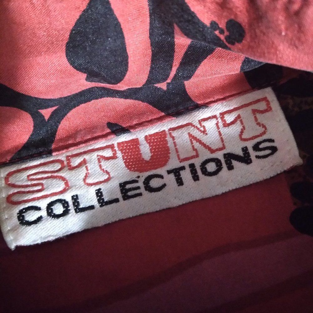 Vintage Stunt Collections Abstract Pattern Silk S… - image 7